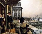 TheTerrace Of The Trafalgar Tavern Greenwich London - 詹姆斯·蒂索